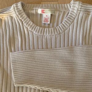 BCC Khakis Men’s Ribbed Cream Sweater